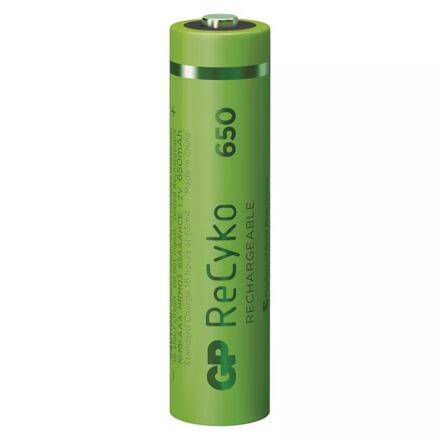 Nabíjecí mikrotužková baterie GP ReCyko+ NiMH 650 HR03 (AAA), akumulátor