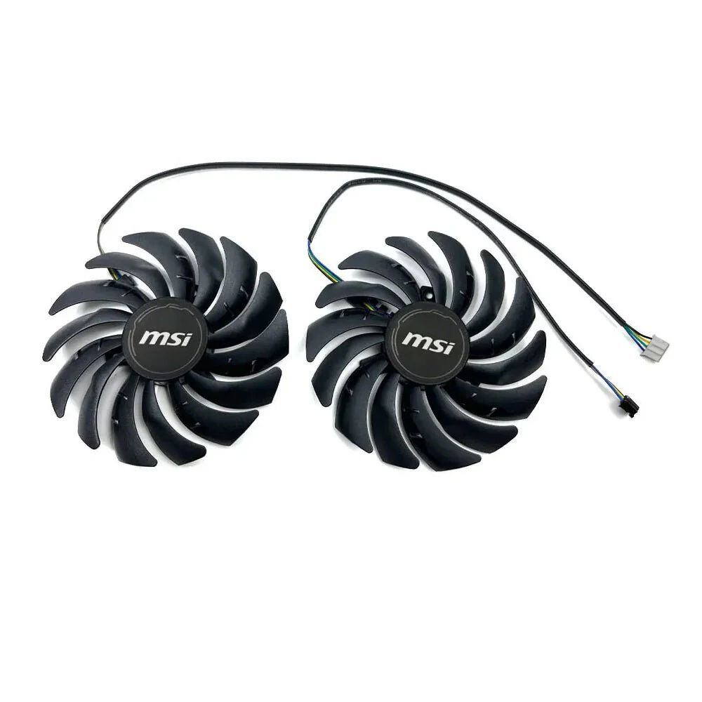 Sada náhradních ventilátorů pro MSI VENTUS / MECH 2X RTX 3050 – RTX 3070 / RX 6600 – RX 6750 XT