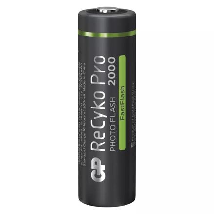 Nabíjecí tužková baterie GP ReCyko+ Pro Photo Flash NiMH HR6 (AA), akumulátor