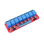 8 kanálové 5V Relé 10A Arduino raspberry / relátko high/low level trigger