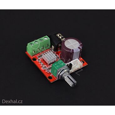 Stereo zesilovač PAM8610, 2x 15 W