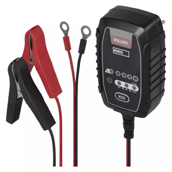 EMOS N1015 Nabíječka autobaterií 6/12V 0,8A,