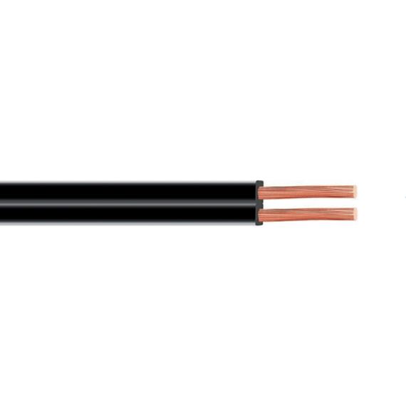 Kabel NKT V03VH-HS dvoulinka CYH, 2x0,75 mm2, ohebný, černý