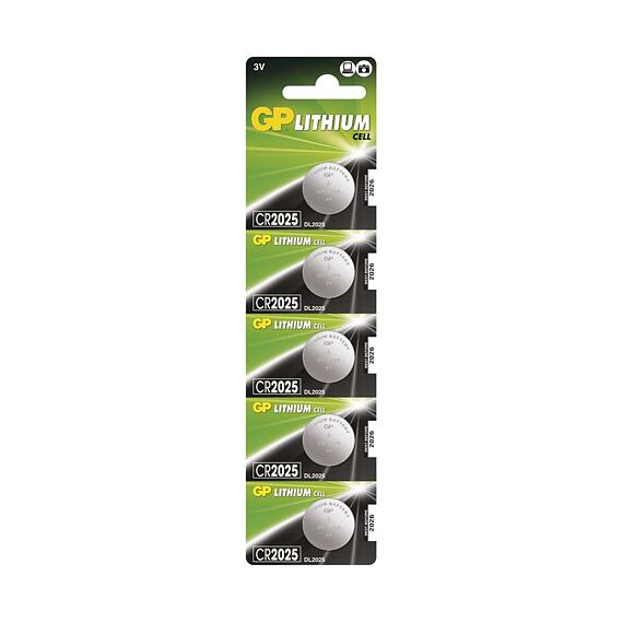Lithiová knoflíková baterie GP CR2025 (3V)