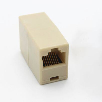 RJ45 Spojka plastová (2xF RJ-45), CAT5e, nestíněná