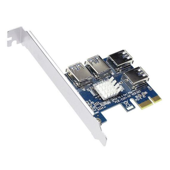 1x PCI-E=>4x PCI-E Splitter/switch / rozdělovač linek PCIe
