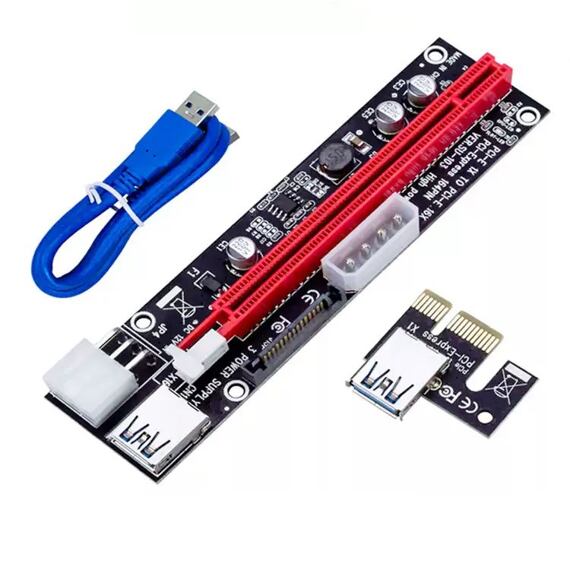 PCI-E riser SU-103E x16 na x1 pro mining GPU PCI-Express