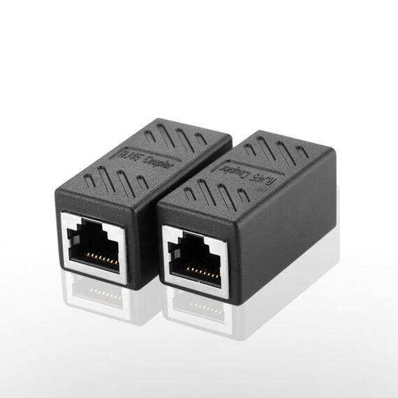 RJ45 spojka (2xF RJ-45), CAT5e, stíněná