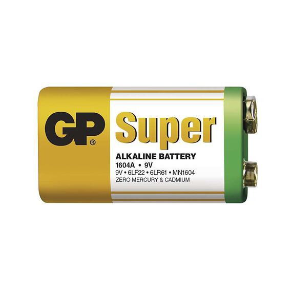 Alkalická baterie GP Super 6LF22 (9V)