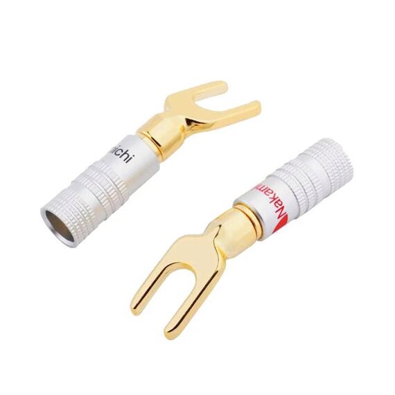 Nakamichi N0515FN Vidlička / Spade plug , zlacený