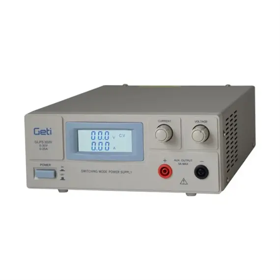 Laboratorní zdroj GETI GLPS 3020, 30V/20A, spínaný
