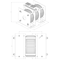 3fázový transformátor, 8000VA, napětí 3x400V / 3x400V – zakázková výroba