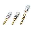 Nakamichi 0534B Banánek 4mm na kabel, zlacený