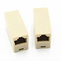 RJ45 Spojka plastová (2xF RJ-45), CAT5e, nestíněná