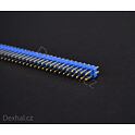2x40 pinová lišta modrá Samec Dupont Arduino 