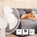 Flexo šňůra PVC s vypínačem, 2P dvoupólová s vidlicí, bílá